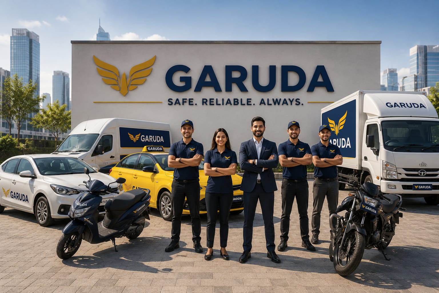 Book a Garuda cab — go anywhere